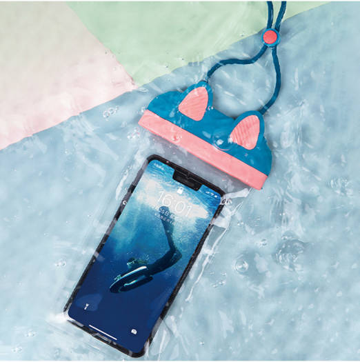 Wiwu Kitty WaterProof Bag Protection For Smartphones Electronics | Blue Wiwu Kitty WaterProof Bag Protection For Smartphones Electronics | Blue